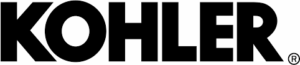 The Kohler logo appears in bold, black uppercase letters on a white background, complete with the registered trademark symbol.